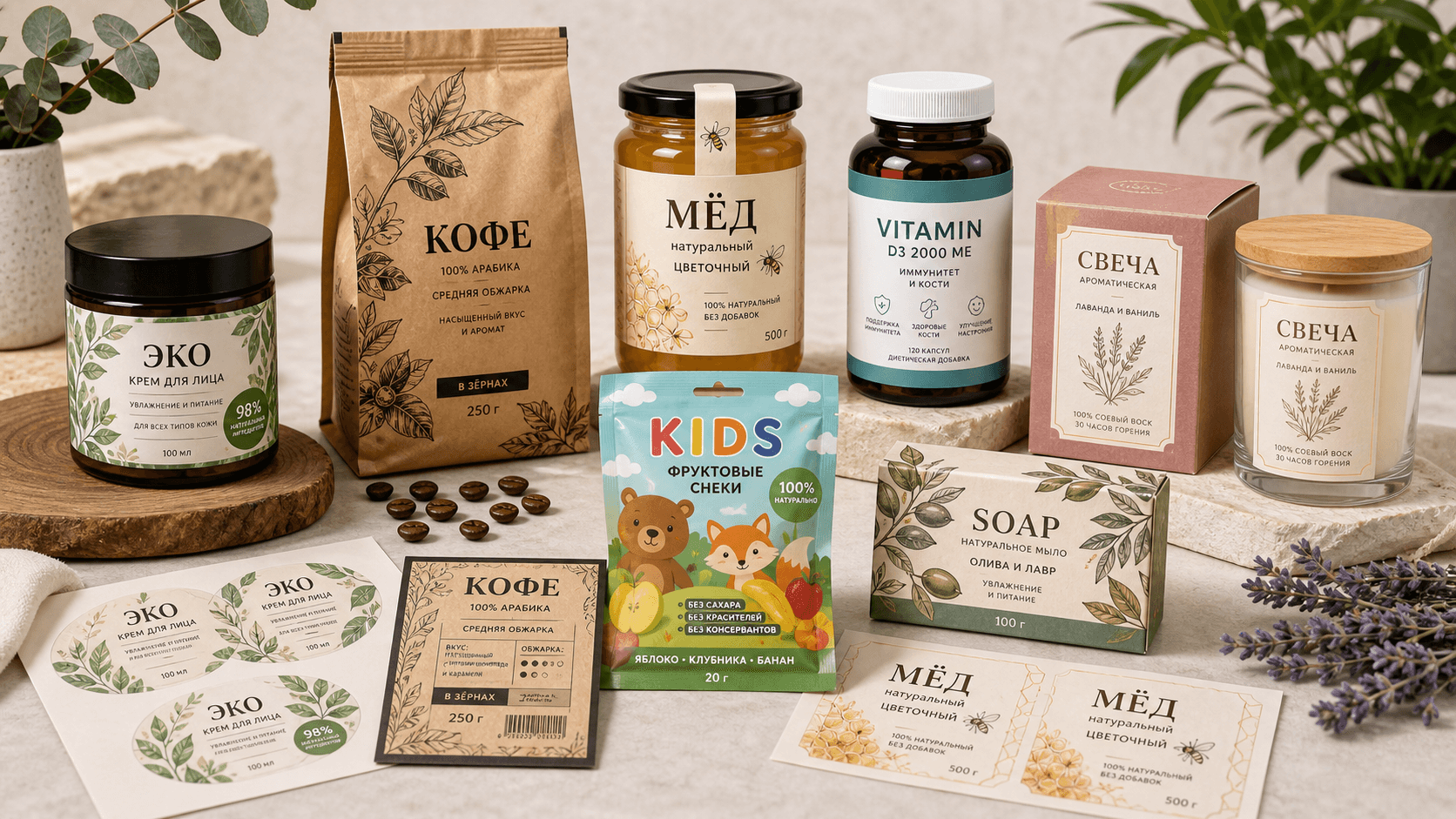 Упаковка и этикетки