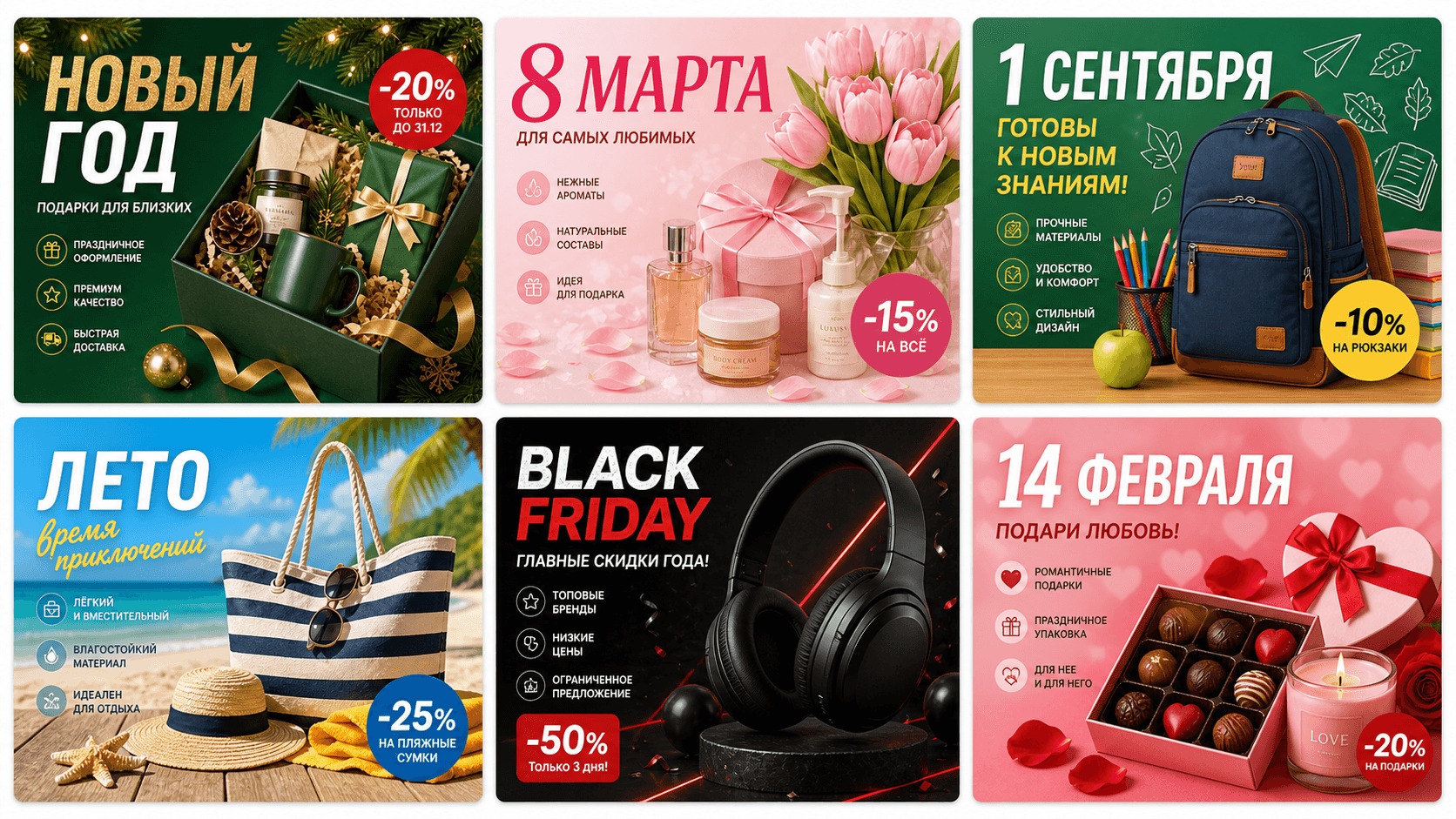Сезонные обложки